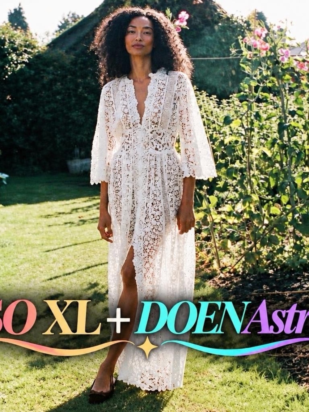 ISO Doen Astera Lace Cotton Off White. Salt Dress